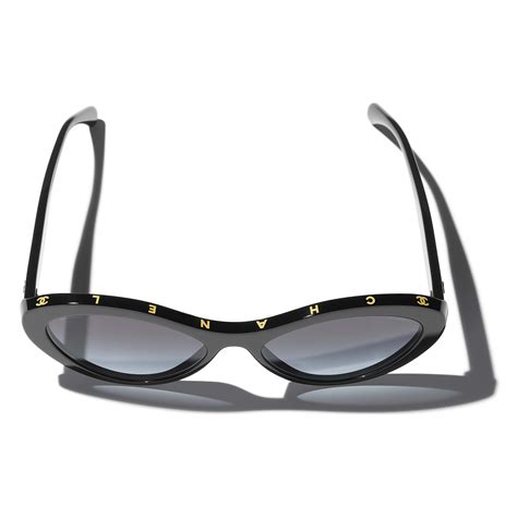 CHANEL Sunglasses: Oval Sunglasses, acetate — Fashion